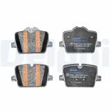 Bremsbelagsatz, Scheibenbremse Hinterachse DELPHI LP5068EV