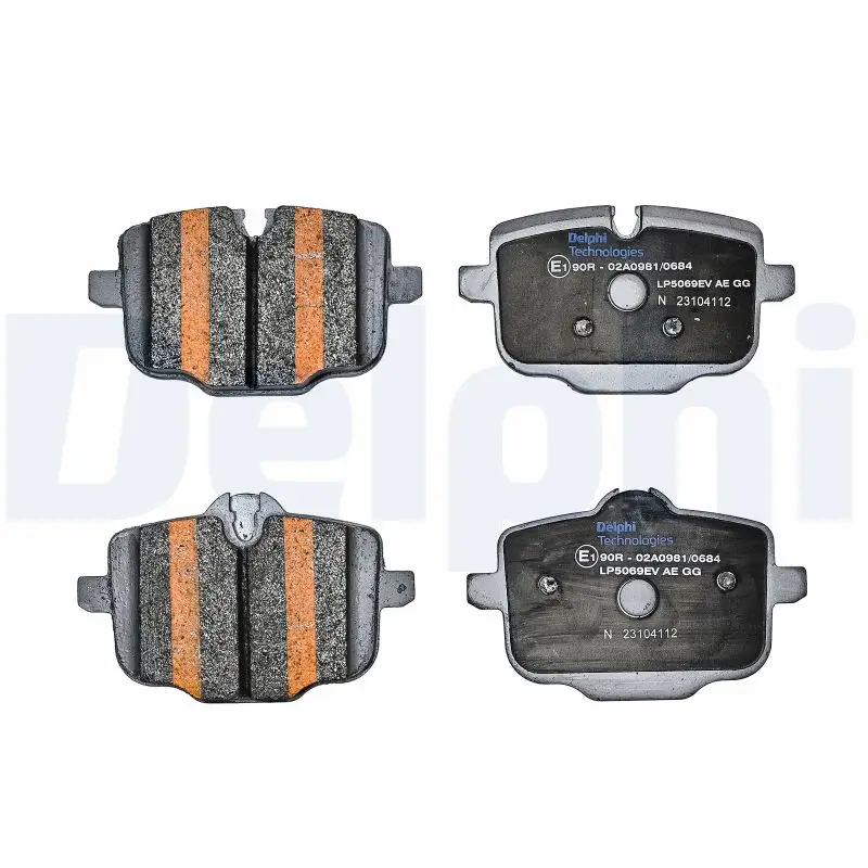 Bremsbelagsatz, Scheibenbremse DELPHI LP5069EV