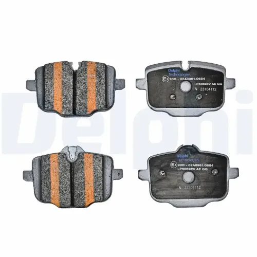 Bremsbelagsatz, Scheibenbremse DELPHI LP5069EV Bild Bremsbelagsatz, Scheibenbremse DELPHI LP5069EV