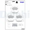 Bremsbelagsatz, Scheibenbremse Vorderachse DELPHI LP5070EV Bild Bremsbelagsatz, Scheibenbremse Vorderachse DELPHI LP5070EV