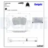 Bremsbelagsatz, Scheibenbremse DELPHI LP5072EV Bild Bremsbelagsatz, Scheibenbremse DELPHI LP5072EV