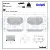 Bremsbelagsatz, Scheibenbremse Vorderachse DELPHI LP5073EV Bild Bremsbelagsatz, Scheibenbremse Vorderachse DELPHI LP5073EV
