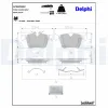 Bremsbelagsatz, Scheibenbremse Hinterachse DELPHI LP5078EV Bild Bremsbelagsatz, Scheibenbremse Hinterachse DELPHI LP5078EV