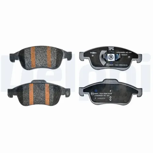 Bremsbelagsatz, Scheibenbremse Vorderachse DELPHI LP5086EV Bild Bremsbelagsatz, Scheibenbremse Vorderachse DELPHI LP5086EV