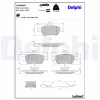 Bremsbelagsatz, Scheibenbremse Vorderachse DELPHI LP5086EV Bild Bremsbelagsatz, Scheibenbremse Vorderachse DELPHI LP5086EV