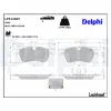Bremsbelagsatz, Scheibenbremse Vorderachse DELPHI LP5126EV Bild Bremsbelagsatz, Scheibenbremse Vorderachse DELPHI LP5126EV