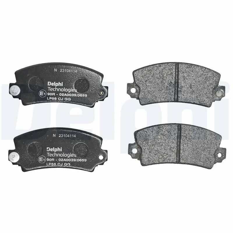 Bremsbelagsatz, Scheibenbremse DELPHI LP56
