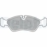 Bremsbelagsatz, Scheibenbremse DELPHI LP585