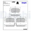 Bremsbelagsatz, Scheibenbremse Hinterachse DELPHI LP921 Bild Bremsbelagsatz, Scheibenbremse Hinterachse DELPHI LP921