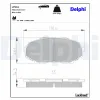 Bremsbelagsatz, Scheibenbremse Vorderachse DELPHI LP934