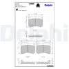 Bremsbelagsatz, Scheibenbremse DELPHI LP935 Bild Bremsbelagsatz, Scheibenbremse DELPHI LP935