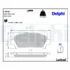 Bremsbelagsatz, Scheibenbremse Vorderachse DELPHI LP940 Bild Bremsbelagsatz, Scheibenbremse Vorderachse DELPHI LP940
