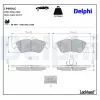 Bremsbelagsatz, Scheibenbremse DELPHI LP980LC Bild Bremsbelagsatz, Scheibenbremse DELPHI LP980LC