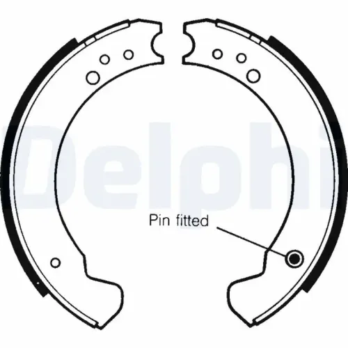 Bremsbackensatz DELPHI LS1089 Bild Bremsbackensatz DELPHI LS1089