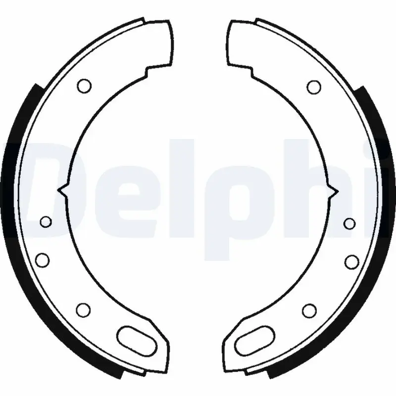 Bremsbackensatz, Feststellbremse DELPHI LS1169