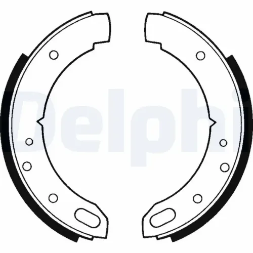 Bremsbackensatz, Feststellbremse DELPHI LS1169 Bild Bremsbackensatz, Feststellbremse DELPHI LS1169