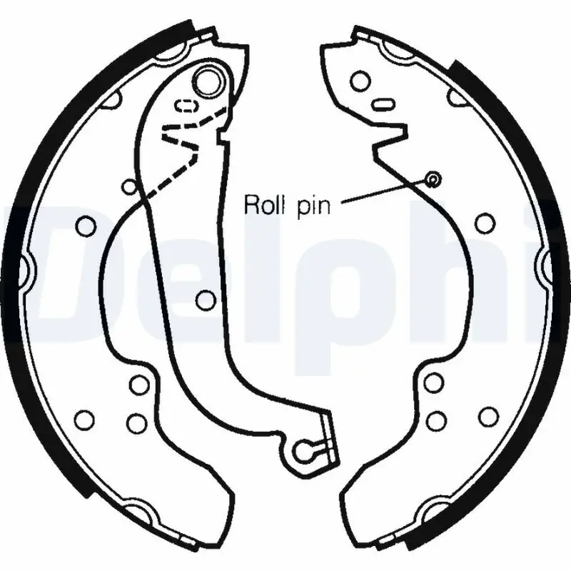 Bremsbackensatz DELPHI LS1295