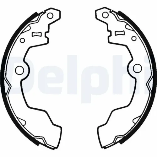 Bremsbackensatz Hinterachse DELPHI LS1352 Bild Bremsbackensatz Hinterachse DELPHI LS1352