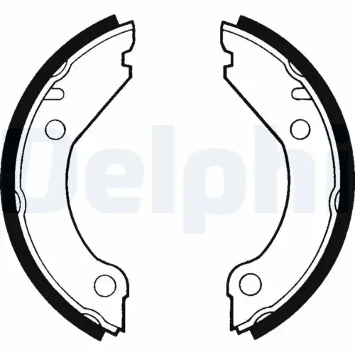 Bremsbackensatz, Feststellbremse Hinterachse DELPHI LS1375 Bild Bremsbackensatz, Feststellbremse Hinterachse DELPHI LS1375