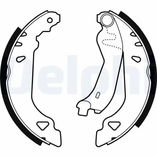 Bremsbackensatz Hinterachse DELPHI LS1378 Bild Bremsbackensatz Hinterachse DELPHI LS1378