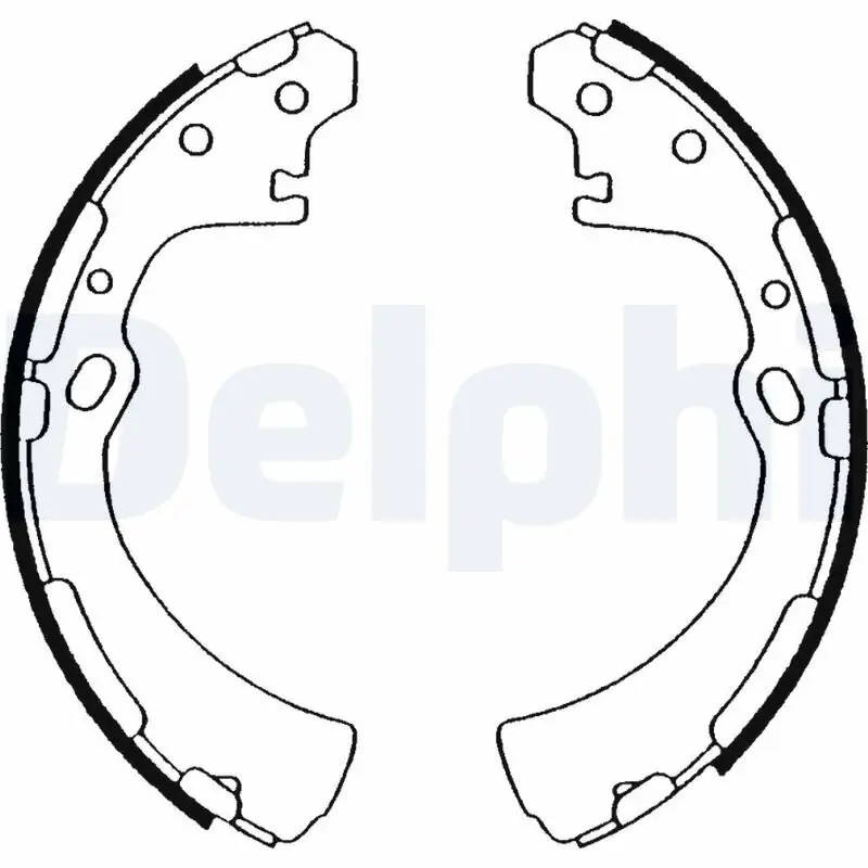 Bremsbackensatz DELPHI LS1505