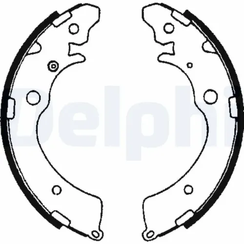 Bremsbackensatz DELPHI LS1641 Bild Bremsbackensatz DELPHI LS1641