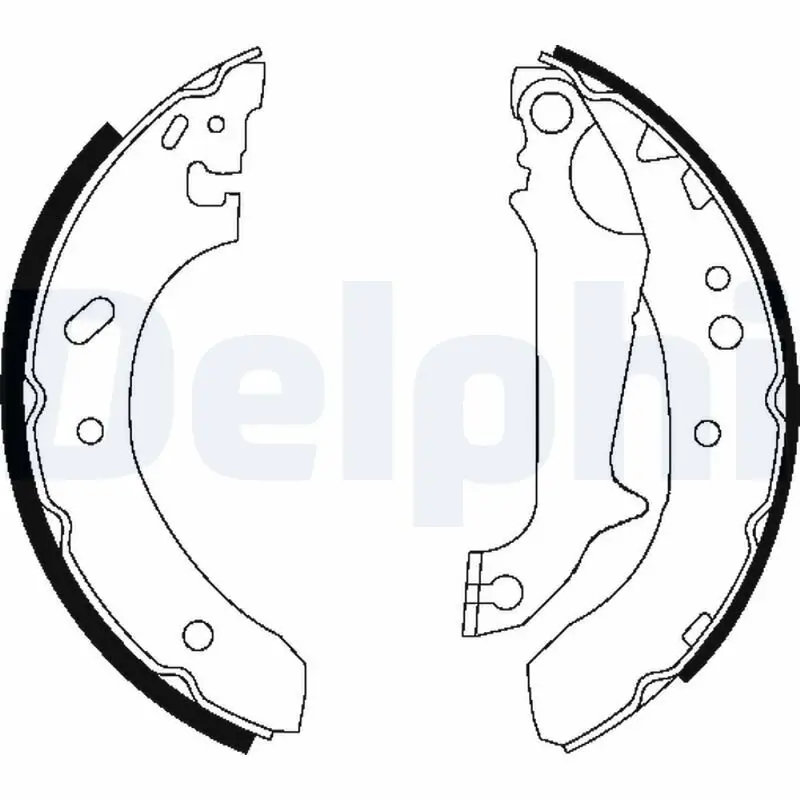 Bremsbackensatz DELPHI LS1683