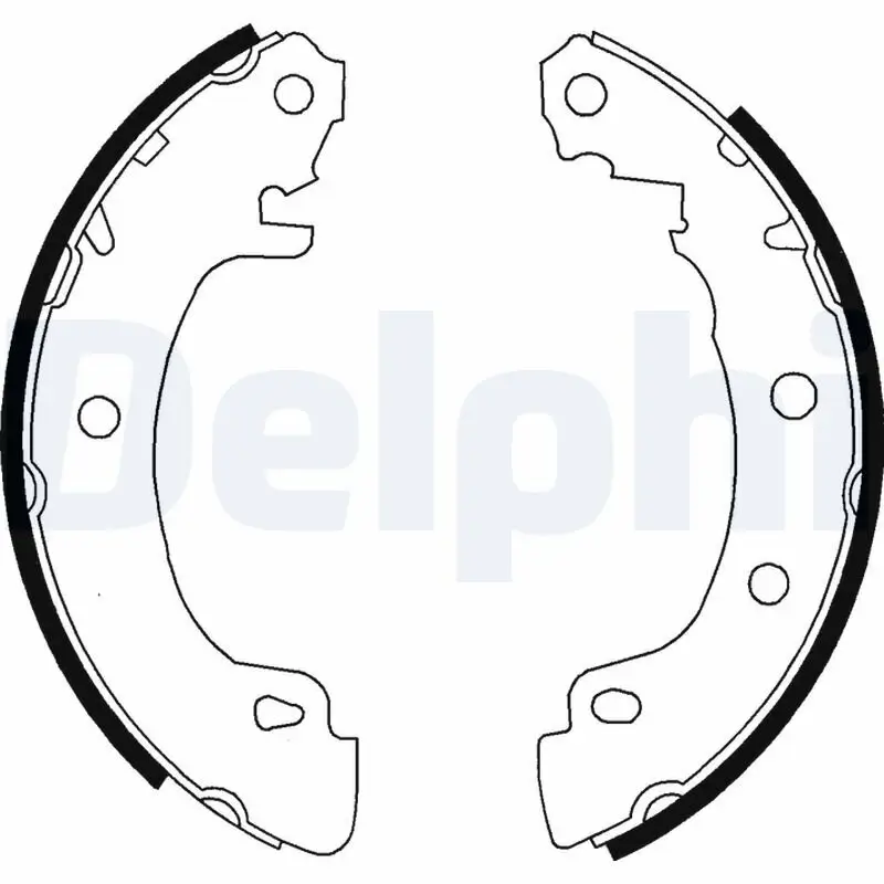 Bremsbackensatz Hinterachse DELPHI LS1724