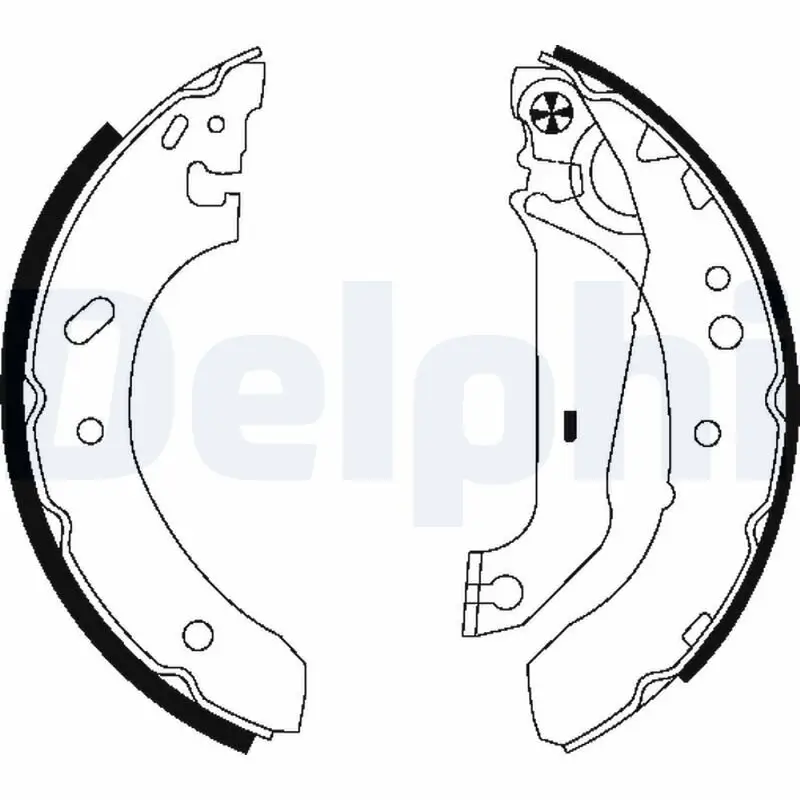 Bremsbackensatz Hinterachse DELPHI LS1783