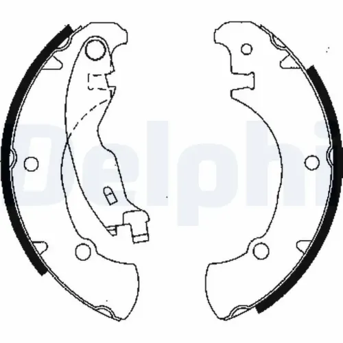 Bremsbackensatz DELPHI LS1840 Bild Bremsbackensatz DELPHI LS1840