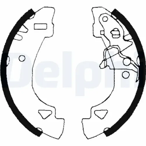 Bremsbackensatz DELPHI LS1860 Bild Bremsbackensatz DELPHI LS1860