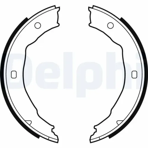Bremsbackensatz, Feststellbremse Hinterachse DELPHI LS1881 Bild Bremsbackensatz, Feststellbremse Hinterachse DELPHI LS1881
