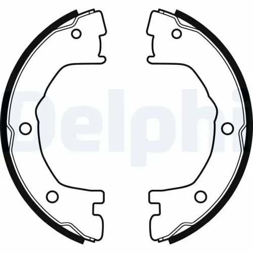 Bremsbackensatz, Feststellbremse DELPHI LS1919 Bild Bremsbackensatz, Feststellbremse DELPHI LS1919