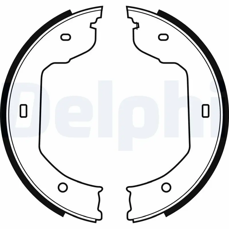 Bremsbackensatz DELPHI LS1920