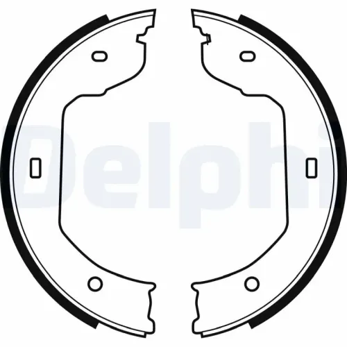 Bremsbackensatz DELPHI LS1920 Bild Bremsbackensatz DELPHI LS1920