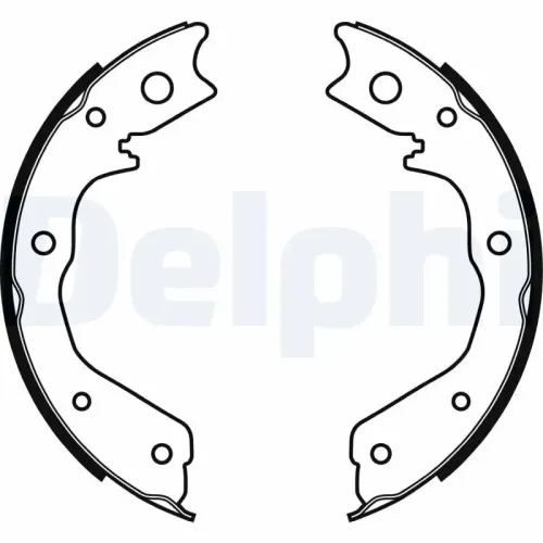 Bremsbackensatz, Feststellbremse Hinterachse DELPHI LS1928 Bild Bremsbackensatz, Feststellbremse Hinterachse DELPHI LS1928