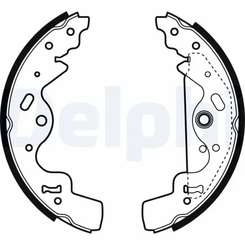 Bremsbackensatz Hinterachse DELPHI LS1941 Bild Bremsbackensatz Hinterachse DELPHI LS1941