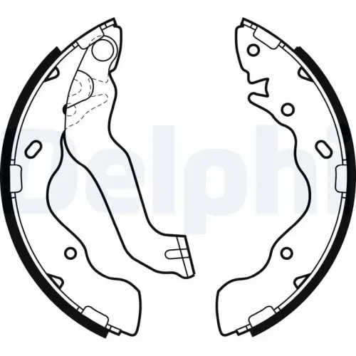 Bremsbackensatz DELPHI LS1953 Bild Bremsbackensatz DELPHI LS1953