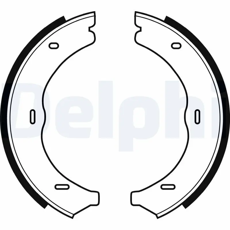 Bremsbackensatz, Feststellbremse Hinterachse DELPHI LS1967