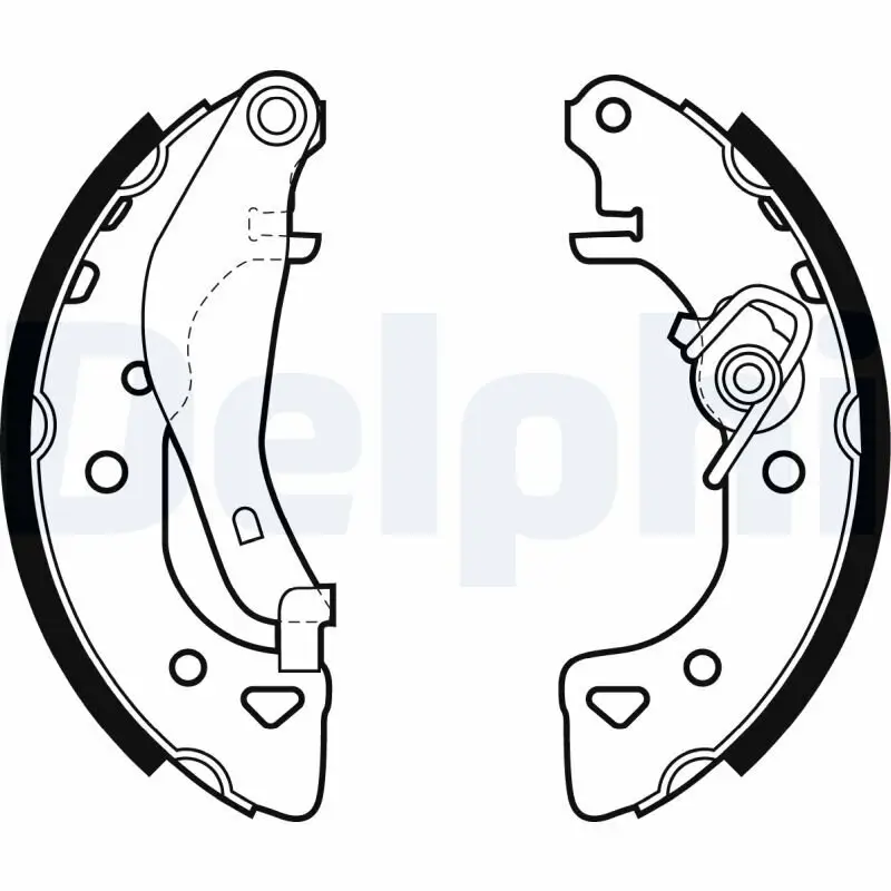 Bremsbackensatz DELPHI LS1976