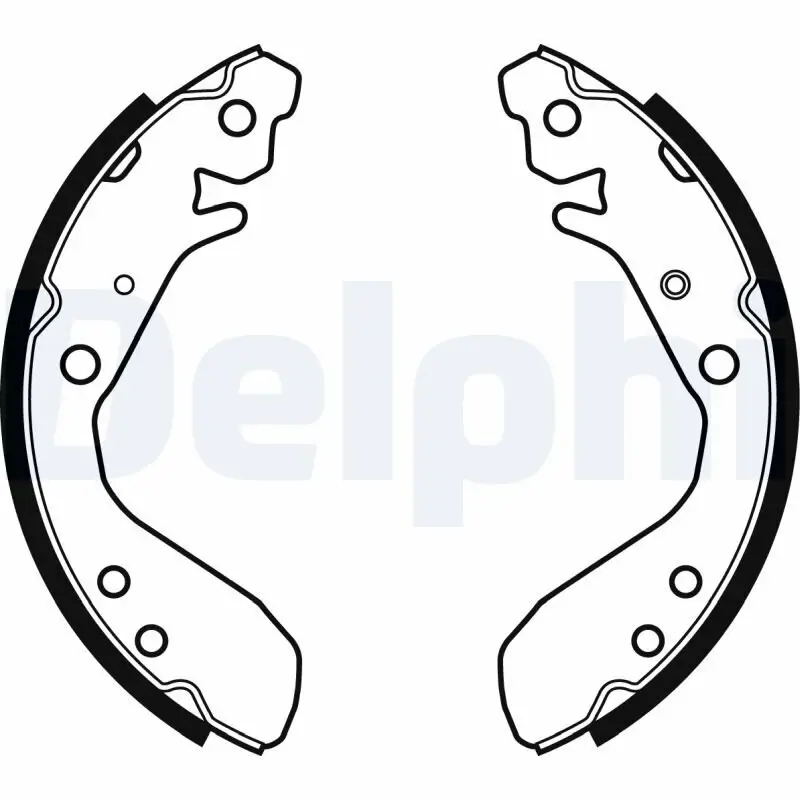 Bremsbackensatz DELPHI LS1984
