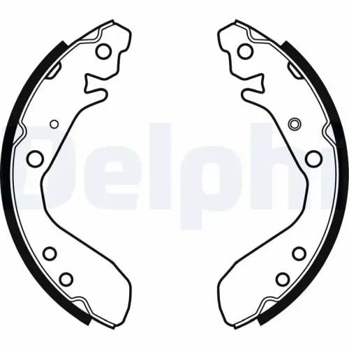 Bremsbackensatz DELPHI LS1984 Bild Bremsbackensatz DELPHI LS1984