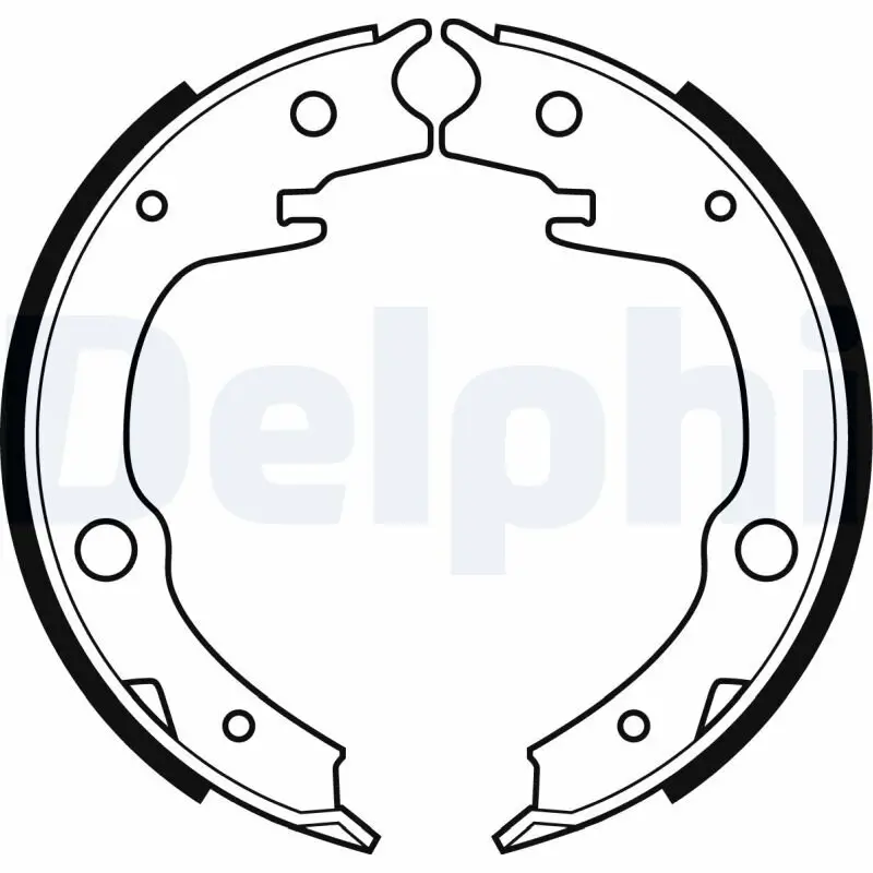 Bremsbackensatz, Feststellbremse DELPHI LS1994