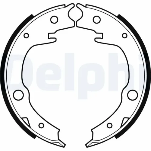 Bremsbackensatz, Feststellbremse DELPHI LS1994 Bild Bremsbackensatz, Feststellbremse DELPHI LS1994