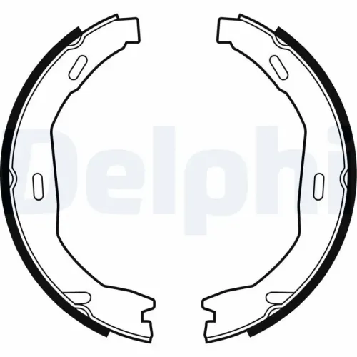 Bremsbackensatz, Feststellbremse Hinterachse DELPHI LS2006 Bild Bremsbackensatz, Feststellbremse Hinterachse DELPHI LS2006