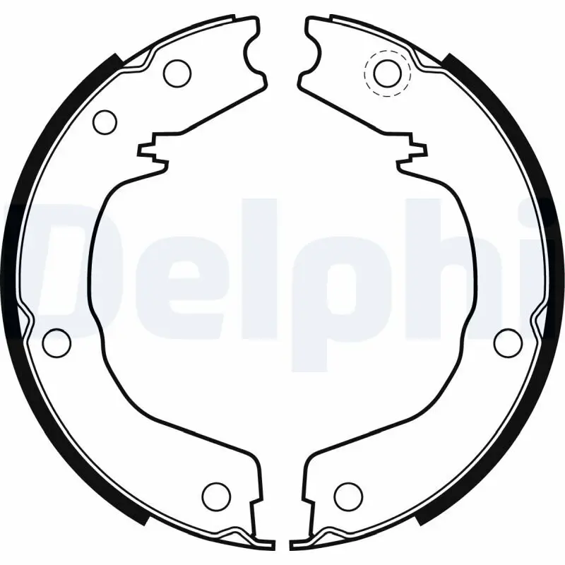 Bremsbackensatz, Feststellbremse DELPHI LS2007