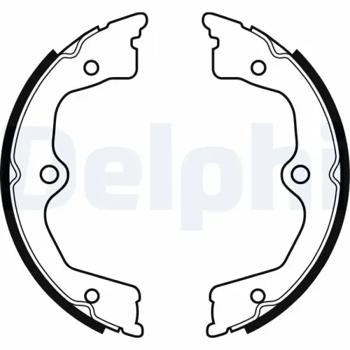Bremsbackensatz, Feststellbremse Hinterachse DELPHI LS2033 Bild Bremsbackensatz, Feststellbremse Hinterachse DELPHI LS2033