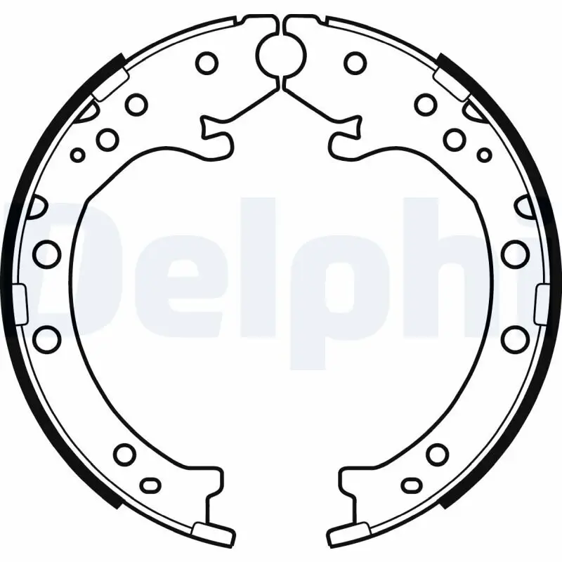 Bremsbackensatz, Feststellbremse DELPHI LS2034