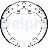 Bremsbackensatz, Feststellbremse DELPHI LS2034