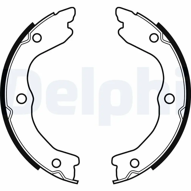 Bremsbackensatz, Feststellbremse Hinterachse DELPHI LS2038